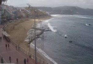 Obraz podglądu z kamery internetowej Plaża Las Canteras – Las Palmas